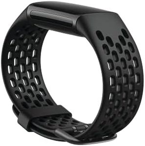 Fitbit Charge 5 Sport Band, Black, Small