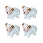 Wonderland ( 4 Pc/Set Sheep Set Garden/Bonsai Miniature for Landscape Decoration,Plants (Tray Gardening, Miniature Toys)