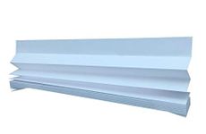 Temposhade 6-Pack - White (110g sqm) *91.4cm WIDER BLIND* LIGHT FILTERING - Stick Up - No Screws - Temporary Paper Blind