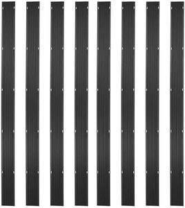 7' 10" L Black Ice Snowmobile Ski Carbide Glide Protector Guides - 8 Pack