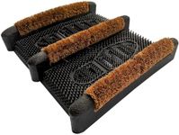 Ninamar Mud Scrubber Rubber Brush Mat - Scrub & Scrape Muddy Shoes