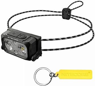 Nitecore NU21 360 Lumen Ultra Lightweight Outdoor Headlamp Dual Beam USB-C Rechargeable Headlight Tag (Black)