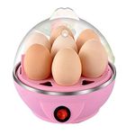 TEBLITE Plastic Egg Boiler Electric Automatic Off 7 Egg Poacher For Steaming,Cooking Also Boiling&Frying (Multicolor)