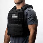 PETAC GEAR Weighted Vest For Men Workout Adjustable Strength Training Vests for Workouts Running Endurance Women Gym Fitness Weight Clothing(BK)