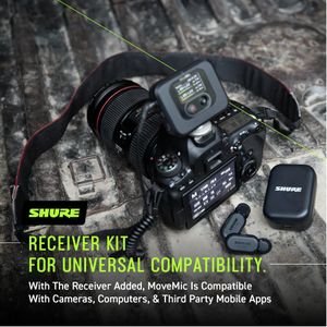 Shure MoveMic Two Wireless Lavalier Microphone – Dual Channel