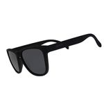 goodr Unicorn's Calamity Polarized Sunglasses for Men & Women, Black Solid Frames with Black No-Reflective Lens, UV400 Protection, No Slip