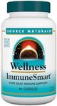 Source Naturals Wellness ImmuneSmart - for Core Daily Immune Support*, with Vitamins A, C, and D, Zinc, Elderberry, Echinacea, Andrographis, Turkey Tail and Garlic - 90 Capsules