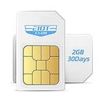 EIOTCLUB Prepaid SIM Card | 2GB 30-