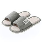 Czyan Womens Slippers, Ladies Slippers Open Toe Non-Slip Memory Foam Comfortable and Breathable Ladies House Shoes Indoor Outdoor