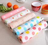 JB'S LAND Plastic Non Slip Kitchen Drawer mat Shelf Sheets Anti-Slip Kitchen Cabinet Drawer Mat Liner Sheets Roll for Table Top 1pc (30x300 cm Multicolour)