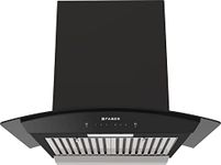 Faber 60cm 1500 m³/hr Autoclean Kitchen Chimney|Autoclean Alarm|Mood Light|12Yr Warranty on Motor 2Yr Comprehensive by Faber|Baffle Filter|Touch & Gesture|HOOD PRIMUS PLUS ENERGY IN HCSC BK 60,Black