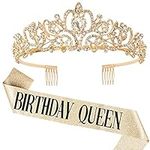 "Birthday Queen" Sash & Rhinestone 