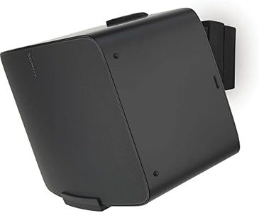 Flexson Wall Mount for Sonos Five and Play:5, Single pack in Black, Swivels and Tilts