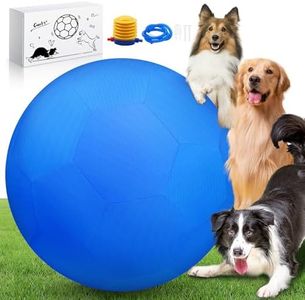 Kltypeta 25" Herding Ball Set for Dogs and Horses, Durable Waterproof Dog Toy, Dual-Layer Large Interactive Pet Play Ball for Australian Shepherds, Cattle Dogs, Collies, and All Herding Breeds (Blue)