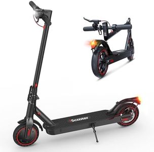 iScooter Electric Scooter, 350W Motor i8/i9 Electric Scooters Adult with Cuise Control, 20-30KM Range, 8.5Inch Tires, 3 Speed Mode, Double Braking System Fast E Scooter for Adults and Teens