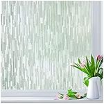 Lifetree Window Film Privacy: Frosted Glass Film for Windows Opaque Self-Adhesive Anti UV Static Cling Decorative Films for Home Office Bathroom 44.5 * 200cm