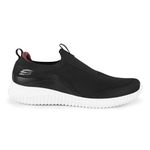Skechers Men Elite Flex Black Casual Slip On Shoe