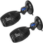 AQUANEAT Aquarium Circulation Pump, Fish Tank Powerhead Pump, Saltwater Wave Maker, Submersible Water Pump, Suction Cup, 2pcs (Small 480 GPH)