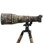 ROLANPRO Waterproof Lens Camouflage Coat for Nikon Z 800mm f6.3 VR S Camouflage Rain Cover Lens Protective Sleeve Guns Case Clothing, 23 Brown