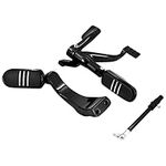 HCmotorku Motorcycle Forward Mid Controls FootPeg Kit Lever Linkage Set Fit for Harley Sportster XL 1200 883 2014-2023 Black