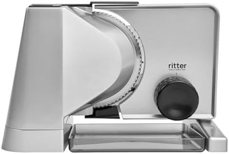 ritter solida 4 Cortadora de Alimentos Eléctrica y Rebanadora de Pan de Metal Macizo