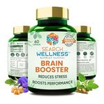 SEARCH WELLNESS Brain Booster For Kids & Adults 60 Capsules Pack of 1 | Blend With Ashwagandha, Shankhpushpi, Brahmi & More | Boost Concentration & Learning Skills | Better Sleep & Mind Wellbeing