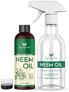 AGRIGENIC Pure Cold-Pressed | organic neem oil for plants insects spray | Natural Plant Defense, Boosts Growth, Safe for Bees & Earthworms | neem spray for plants for insects (1)