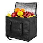 Cool Bags Large Insulated Cooler Bag Box 30l Thermal Food Delivery Bag Foldable Leak-Proof Picnic Cool Bag Beer Bag Freezer Reusable Grocery Shopping Bags Tote Bag for Beach Camping Work Trip