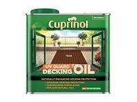 Cuprinol UV Guard Decking Oil Teak 2.5 Litre