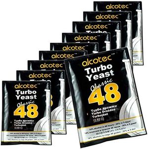 10 x Alcotec Classic 48 - Levadura Turbo, Levadura de Vodka, Levadura para Puré