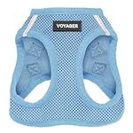 Voyager Step-in Air Dog Harness - All Weather Mesh Step in Vest Harness for Small and Medium Dogs and Cats by Best Pet Supplies - Harness (Baby Blue), M (Chest: 16-18")