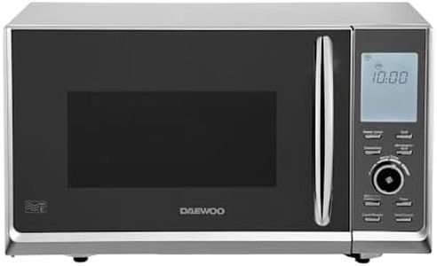 Daewoo 900W, 25L Combination Microwave |1950W Grill & 1950W Convection Oven | Easy-To-Clean Stainless Steel Cavity | Jet Defrost Function | 8 Auto Cook Pre-Settings | Adjustable Timer |-Silver