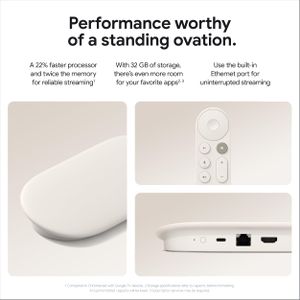 Google TV 4K Streaming Device, 32GB – Porcelain