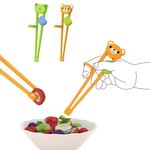 Aston Andia 2PCS Training Chopsticks for Kids for Beginners Adults ,Animal Style Learning Chopsticks for Beginners