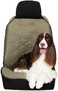 PetSafe Happy Ride Quilted Dog Car Seat Cover – Waterproof & Durable – Machine Washable – Fits Most Cars, Trucks & SUVs – Backseat Protection for Scratches & Dog Hair - Bucket, Green
