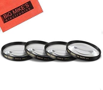 77mm Close-Up Filter Set (+1, +2, +4 and +10 Diopters) Magnificatoin Kit for Select Canon, Sony, FujiFilm, Olympus, Pentax, Sigma, Tamron Digital Cameras and Camcorders