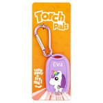 Stands Out, Supplying Outstanding Gifts Eva Name Unicorn Girls Purple Novelty Personalised Mini LED Toy Torch Carabiner Clip