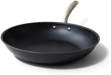 Alva x Black Angus Carbon Steel Nonstick Frying Pan Skillet, PFOA & PTFE Free, 100% Nontoxic Cookware, Scratch Resistant