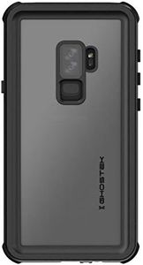 Ghostek Nautical Galaxy S9 Plus Waterproof Case with Screen Protector Slim Extreme Heavy Duty Protection Tough Shockproof Full Body Underwater Watertight Seal for 2018 Galaxy S9+ (6.2 Inch) - (Black)