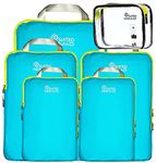 6 Set/3 Set Ultralight Compression Packing Cubes, Suitcase and Backpack Travel Organiser Bags