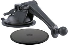 ARKON GN079WD Replacement Upgrade or Additional Windshield Dashboard Sticky Suction Mounting Pedestal with 3-Inch Arm for Garmin nuvi GPS