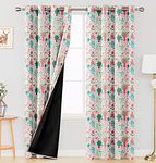 Ultimate Trends Premium Polyester Digital Printed Fancy Kids Room 90% Blackout Curtains for Window, 5 feet, Pack of 2 Piece,Multi Color, (UTCR-1427_BC_F)