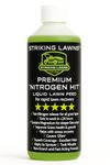 High Nitrogen Lawn Fertiliser NPK 25‑0‑0 + 2MgO | Red Thread Recovery & Deep Green Colour | Premium Grass Fertiliser by STRIKING LAWNS (Covers 125m²)