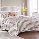 Greenland Home Bella Ruffled Quilt Set, 5-Piece King/Cal King