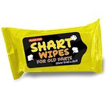 Shart Wipes for Old Farts - Over the Hill Gag Gifts for Mens Birthdays - Prank Gifts for Dads - Stocking Stuffers for Adults - Pocket Size Moist Towelettes, Disposable, 15 count