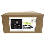 Direct Candle Supply - Coconut Soy Wax Blend for Candle Making - 10 lb. Creamy Blend for High Load Fragrance Formulation - (10 lb)