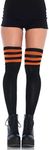 Leg Avenue Women's Hosiery, Black/Orange, O/S