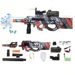 APLIKJA-Gel-Ball-Blaster-Gun-&-Foam-Blaster-Gun-for-Adults-with-Gel-Beads-| Range-Up-to-65-ft | Rechargeable-Battery | Multicolour