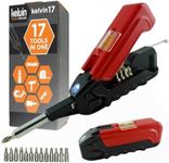 Kelvin Tools - Kelvin 17 Urban Screwdriver Set, All in One Everyday Multitool Screwdriver, Multi-Tip, Compact & Universal Precision, 13 Bit Set with Tape Measure, Liquid Level, Hammer and Flashlight