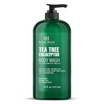 BOTANIC HEARTH Eucalyptus Tea Tree Body Wash | for Men and Women 16 fl oz